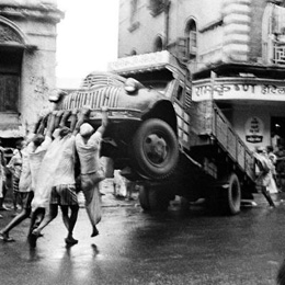 Pulling Down an Elevated Truck, Bombay                                                                                                                                                                  