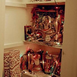 Mandir at the Chawla home. Carroll County, Mississippi (The Americans)                                                                                                                                  