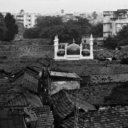 Mosque in a slum, Calcutta                                                                                                                                                                              
