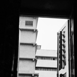 Window and tall buildings, Calcutta                                                                                                                                                                     
