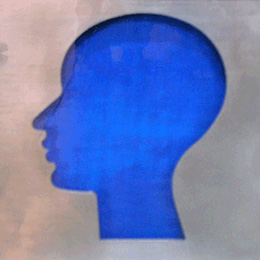Blue Head F in blue                                                                                                                                                                                     