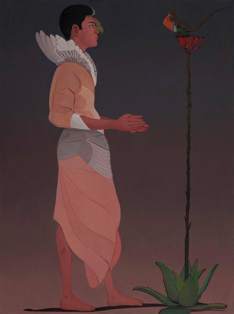 Surendran Nair | Brahminy Kite | 2023 | Oil on canvas | 48 x 36 Inches