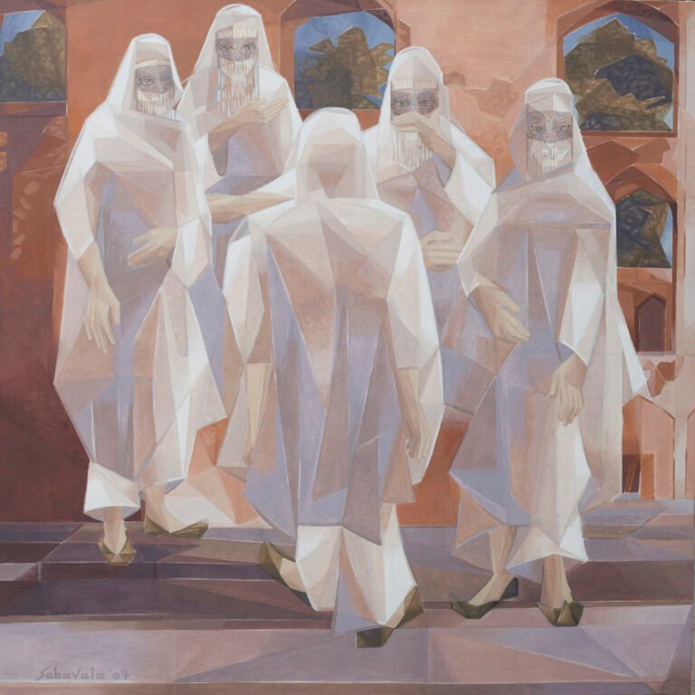 Jehangir Sabavala | Mohalla | 2007 | Oil Paint On Canvas | 60 x 60 Inches