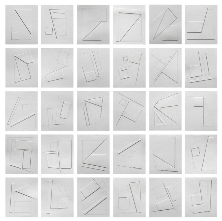 Ankush Safaya | Untitled | 2017 | Graphite pencil on paper. Set of 30 units | 4.25 x 3.5 inches