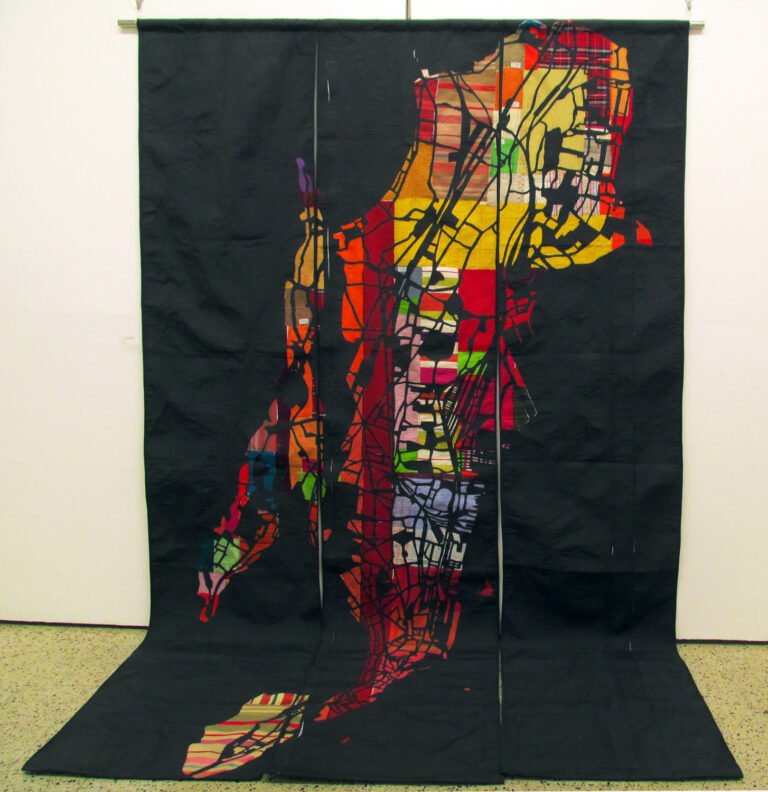 Nidhi Khurana | Bombay1895 | 2012 | Cloth and Stitching | 130.5 X 82.6 inches