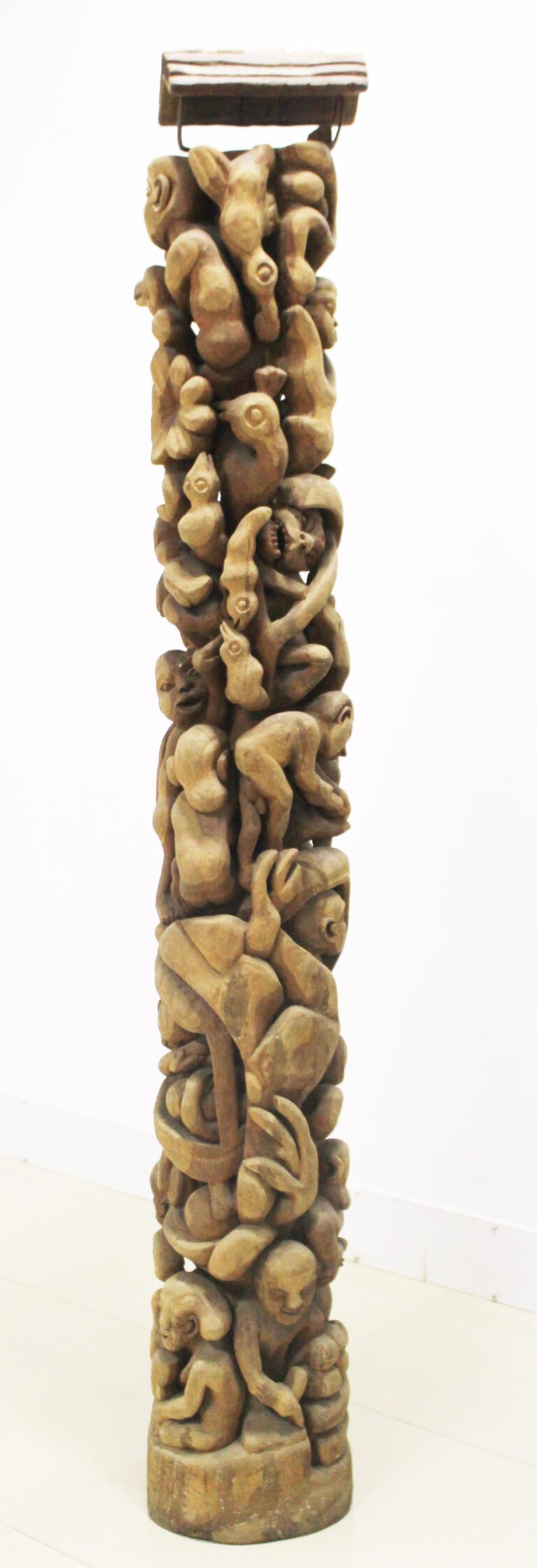 Raj Kumar | Untitled | 2003 | Wood | 77.5 (h) x 11.5 (w) Inches