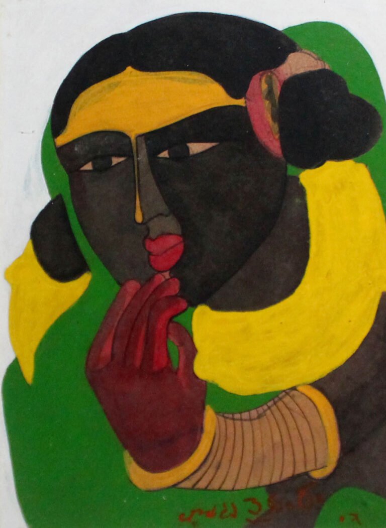 Thota Vaikuntam | Untitled | Watercolour on paper | 9.5 X 7 Inches