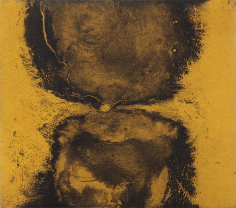 Anish Kapoor | Blackness From Her Womb 8 | 2001 | White background aquatints, from the portfolio of 13, on Fabriano Tiepolo and Gampi paper. Edition of 30 + AP | 17 x 15 Inches