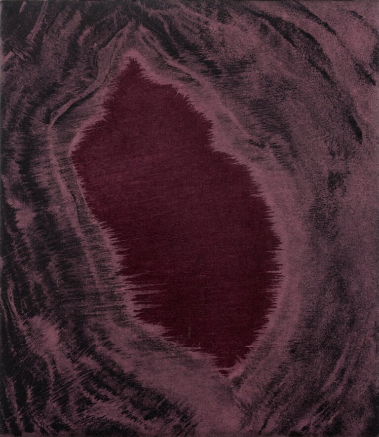Anish Kapoor | Blackness From Her Womb 2 | 2001 | White background aquatints, from the portfolio of 13, on Fabriano Tiepolo and Gampi paper. Edition of 30 + AP | 17 x 15 Inches