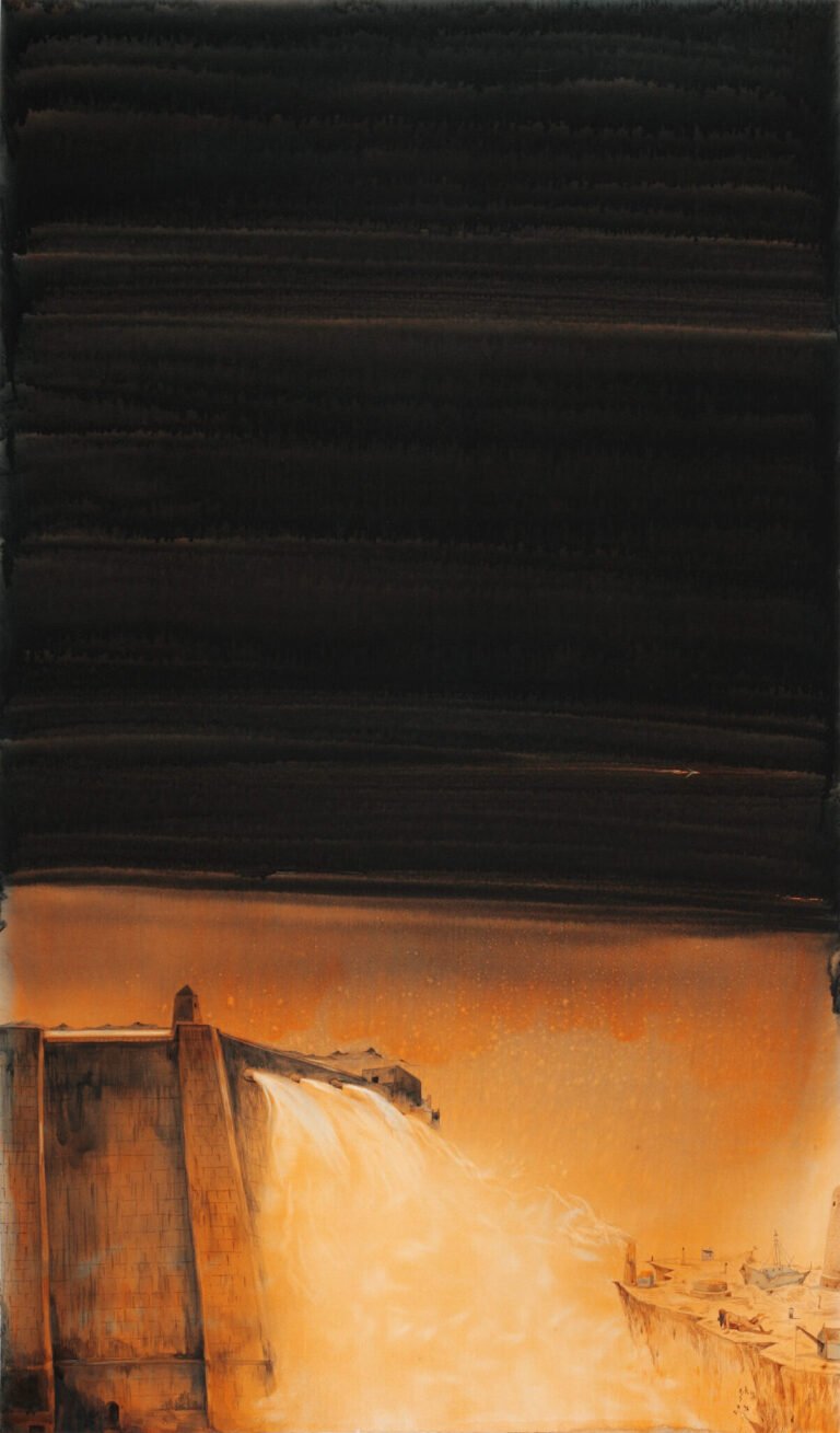 Sujith SN |  Untitled | 2010 | Watercolor on Paper | 57 x 33.5 Inches