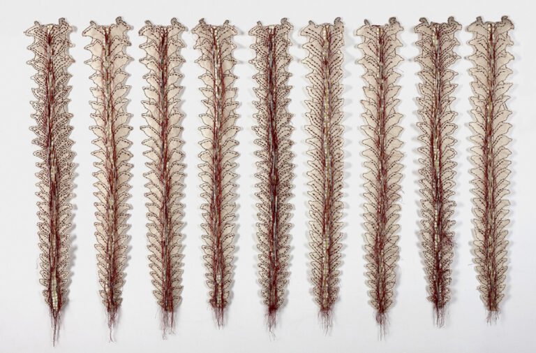 Surekha | Eye Of A Needle | 2003 | Fabric, thread and needle (Set of 12 units) | Variable