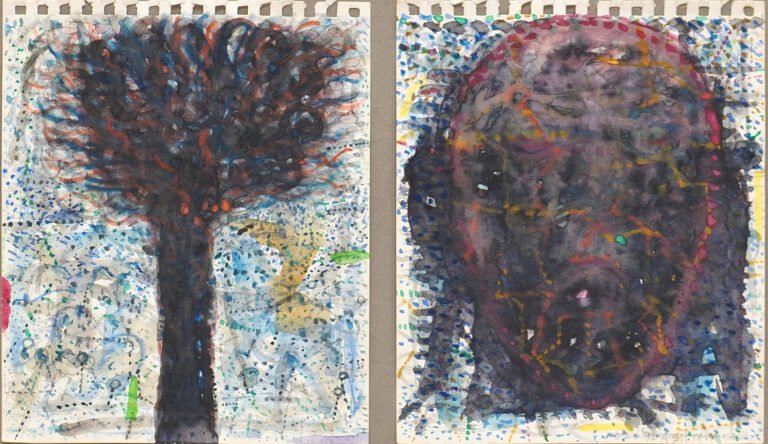 Amitava Das | Untitled | 1992 | Watercolour on paper (Set of 2 units) | 7 x 5.5 Inches each