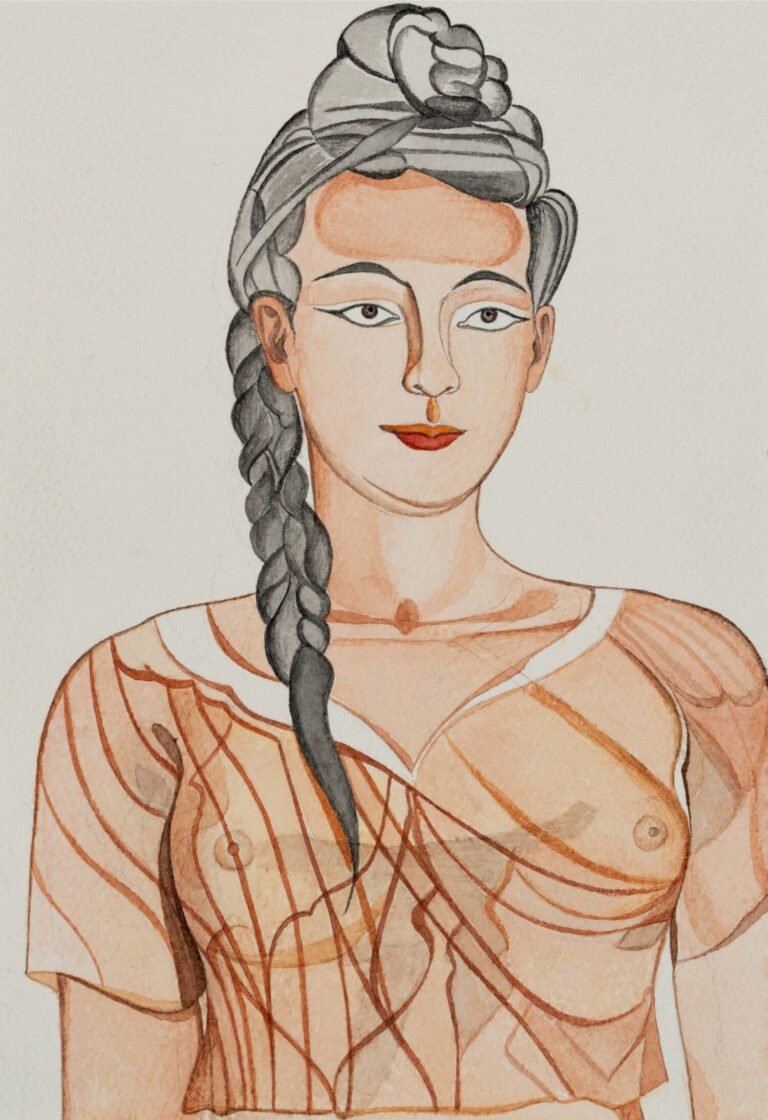 Surendran Nair | Untitled | 2024 | Watercolour on paper | 10 x 7 Inches