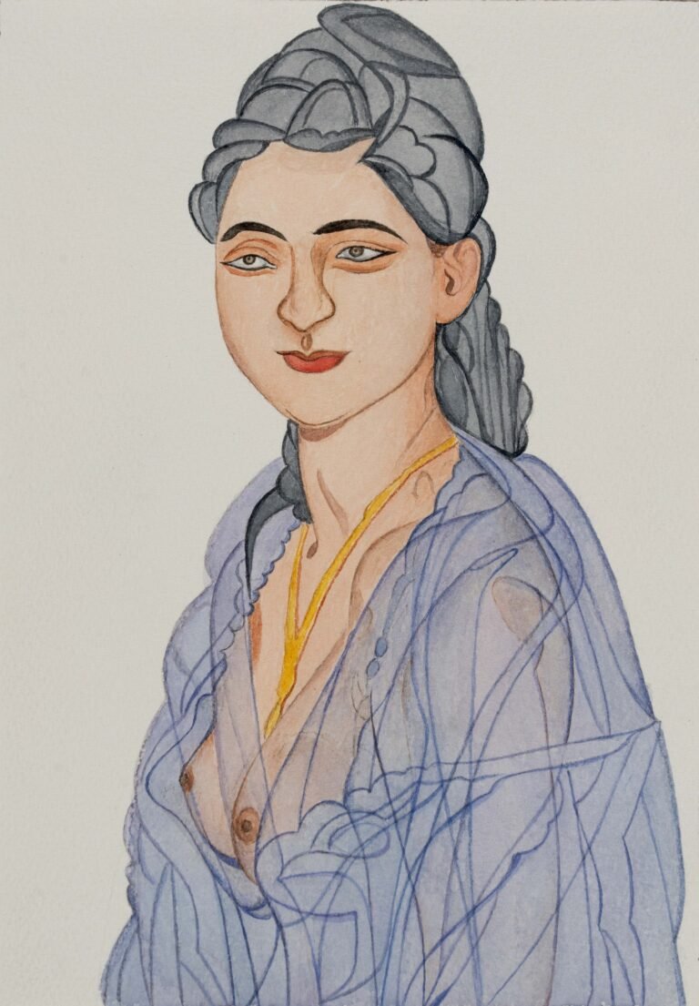 Surendran Nair | Untitled | 2025 | Watercolour on paper | 10 x 7 Inches