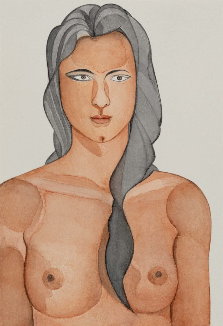 Surendran Nair | Untitled | 2024 | Watercolour on paper | 10 x 7 Inches