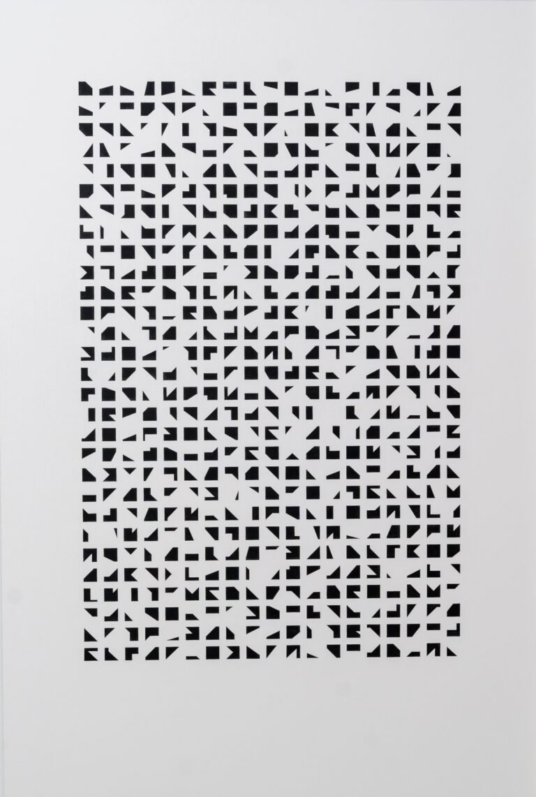 Chetnaa | Ebb & Flow I | 2024 | Pen and ink on hot press paper pasted on alco bond sheet | 60 x 40 Inches