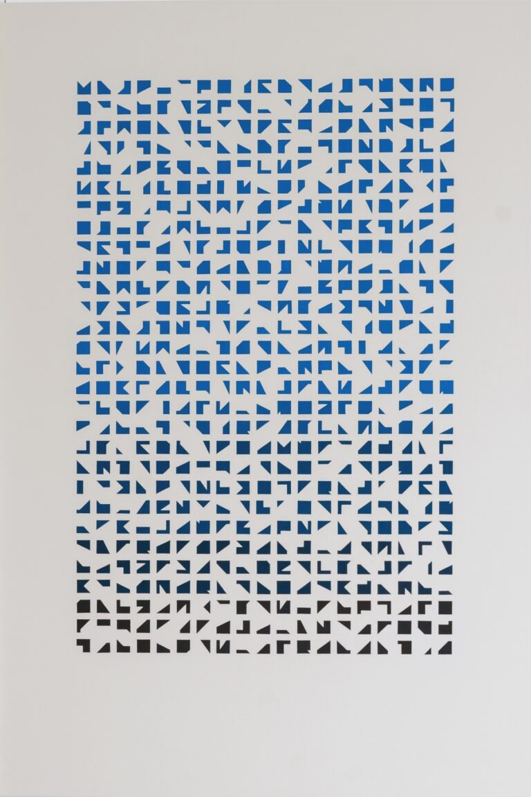 Chetnaa | Ebb & Flow II | 2024 | Gouache on hot press paper on paper pasted on alco bond sheet | 60 x 40 Inches