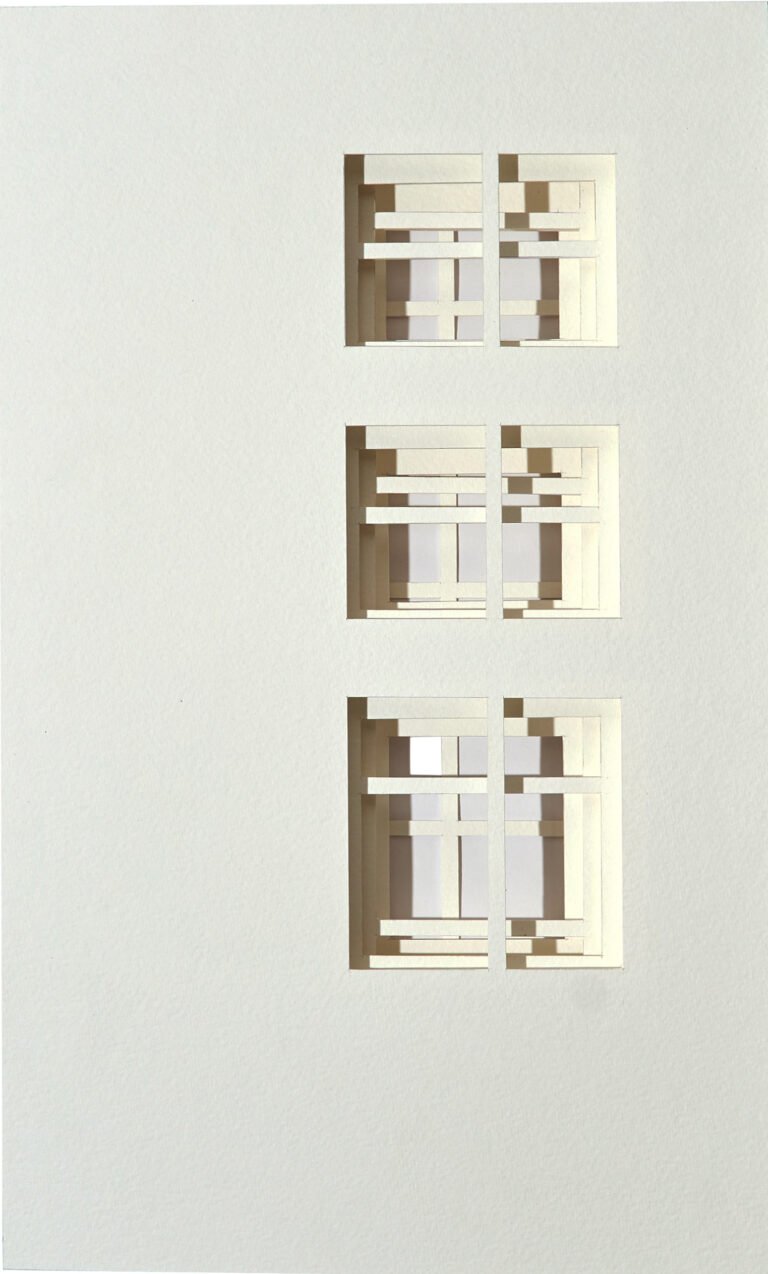 Chetnaa | La Fenêtre I | 2024 | Paper on paper | 16.5 x 10 Inches