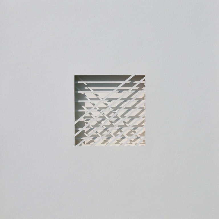 Chetnaa | Layered Shadows I | 2021 | Paper on paper | 15 x 15 Inches