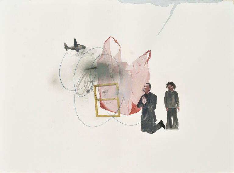 Jayanta Roy | Ventilation | 2022 | Gouache on paper | 22 x 30 Inches