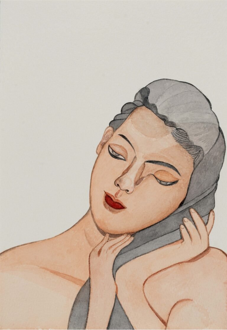 Surendran Nair | Untitled | 2024 | Watercolour on paper | 10 x 7 Inches