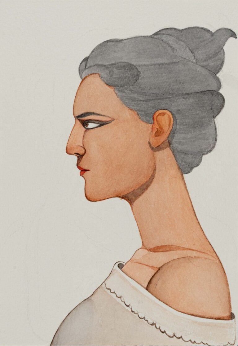 Surendran Nair | Untitled | 2024 | Watercolour on paper | 10 x 7 Inches