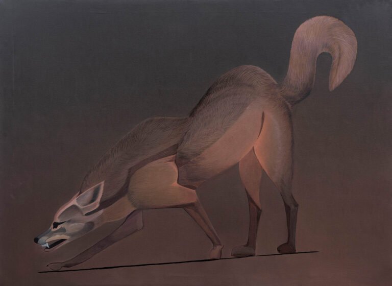 Surendran Nair | Wolf…Wolf (Doctrine Of The forest) Cuckoonebulopolis | 2009-19 | Oil on canvas | 35 x 47 Inches