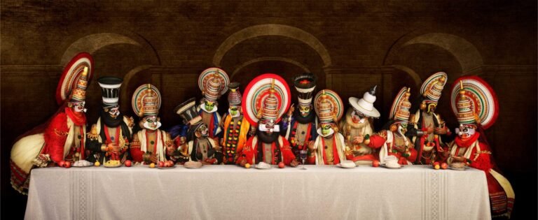 Vivek Vilasini | Between One Shore And Several Others (Last Supper) | 2023 | Archival print on archival hahnemuhle paper. Limited edition 21 of 200 + 5 AP | 42 x 96 Inches