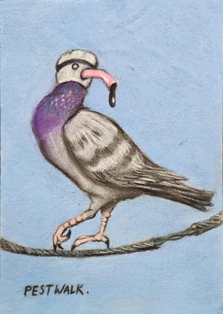 Siddhartha Kararwal | Untitled | 2025 | Dry pastels on acid free paper | 12 x 8.5 Inches