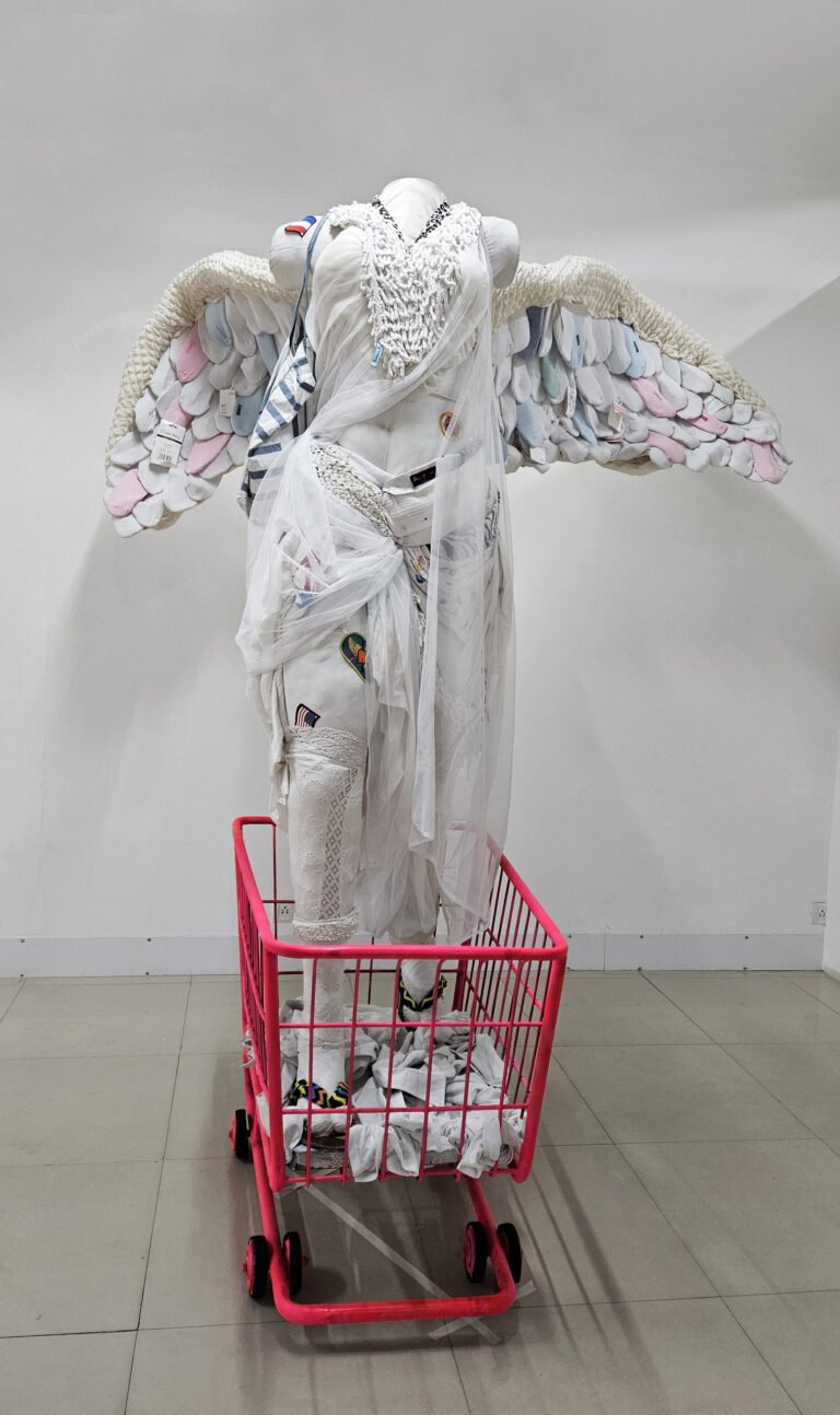 Siddhartha Kararwal | Wings on Wheels | 2025 | Mixed Media | 98(H) x 87(L) x 60(W) Inches