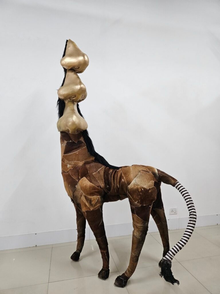Siddhartha Kararwal | Untitled | 2025 | Mixed media | 84(H) x 43(L) x 25(W) Inches