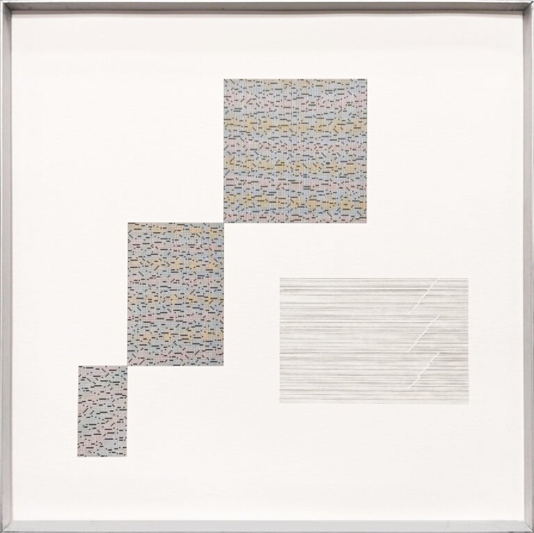 Ankush Safaya | Untitled | 2022 | Graphite and digital print on paper | 17 x 17 Inches