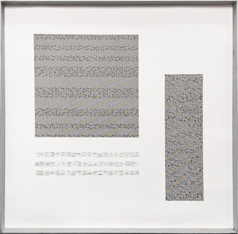 Ankush Safaya | Untitled | 2022 | Graphite and digital print on paper | 17 x 17 Inches