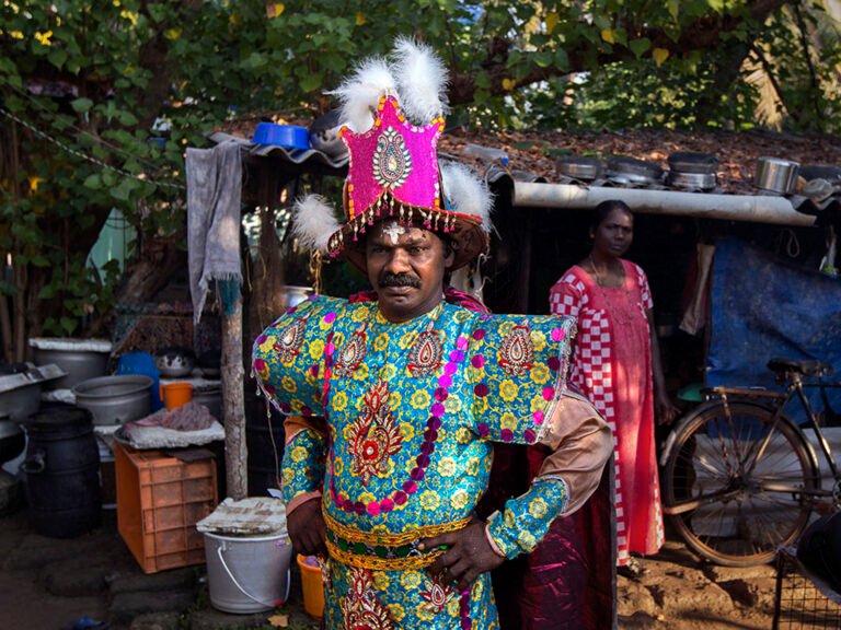 KR Sunil | Chavittu Nadakam—Storytellers of the Seashore | Photographic print on archival hahnemuhle paper. Limited edition 3 of 5 + 2 AP (Set of 16 units) | 22.5 x 30 Inches each