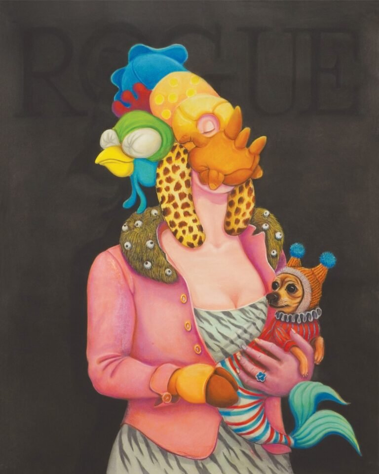 Siddhartha Kararwal | Series: Mona aur Lisa (Rogue) | 2024 | Dry pastel on acid free paper | 60 x 48 Inches