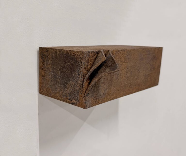 Teja Gavankar | Brick I (Series: Home) | 2025 | Corten steel. Limited edition 1 of 12 | 3(H) x 9(W) x 4(D) Inches each