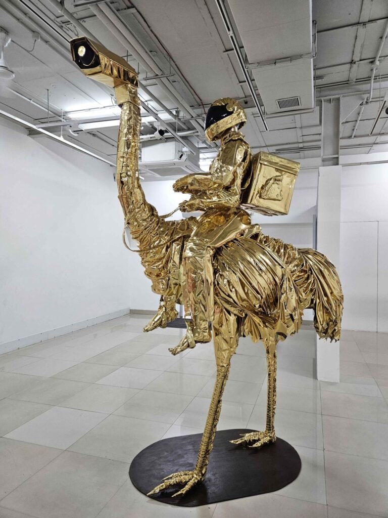 Siddhartha Kararwal | Rider | 2025 | Mixed media | 102(H) x 70(L) x 33(W) Inches