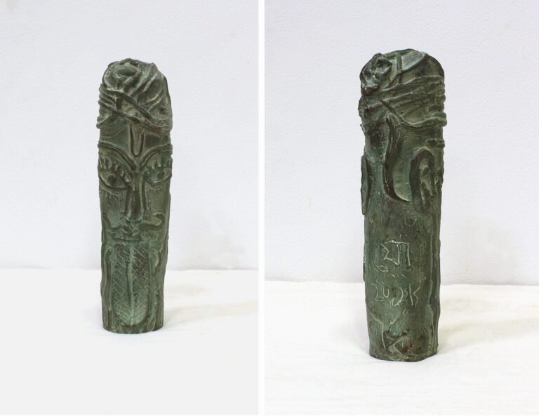 Jogen Chowdhury | Untitled | Bronze. Limited edition 4 of 9 | 7.25(H)  x 2(Dia) Inches | 2018