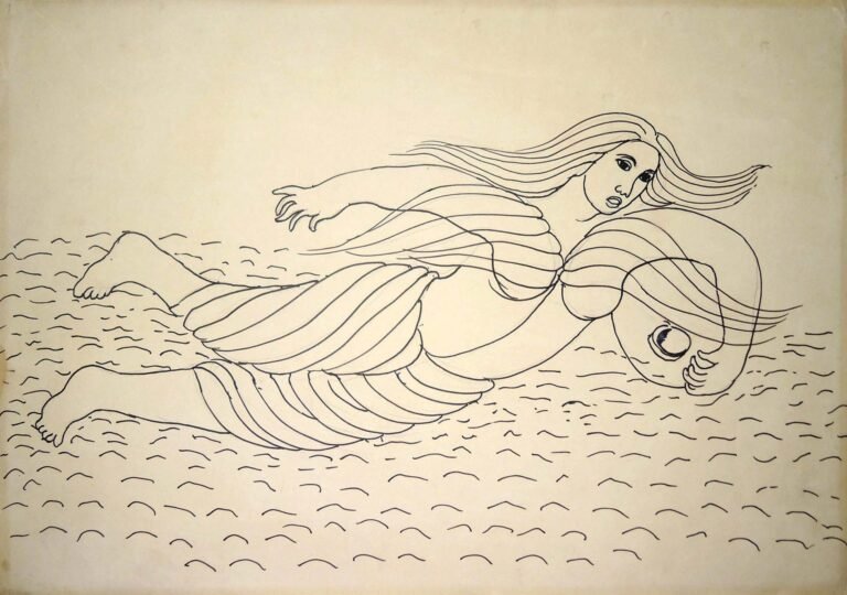Manjit Bawa | Untitled | Drawing on paper | 14.5 x 21.5 Inches | 1989