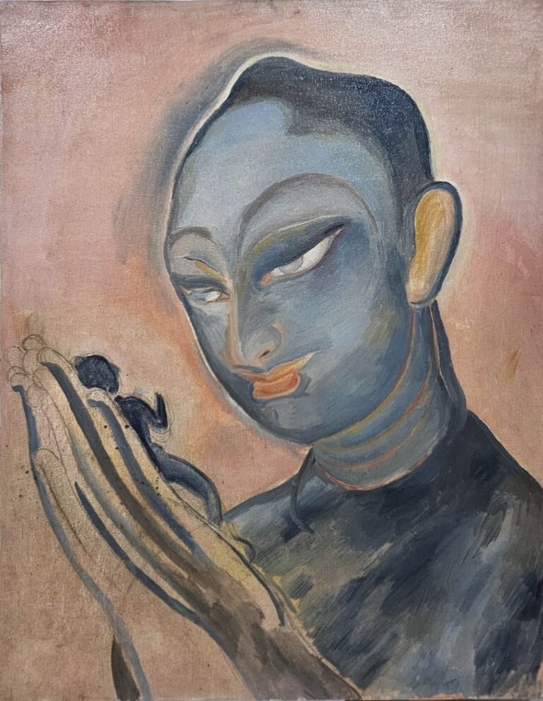 Shine Shivan | Tuka | 2025 | Oil on canvas | 31 x 24.5 Inches