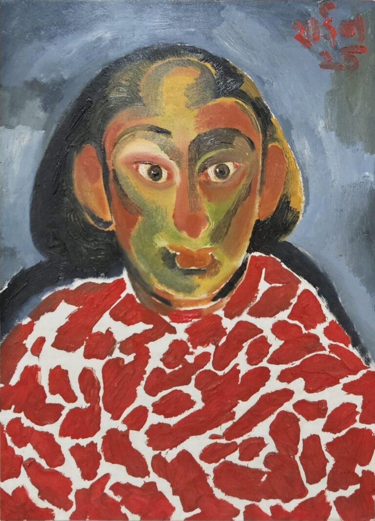 Shine Shivan | Kali Peeli | 2025 | Oil on canvas | 24 x 18 Inches