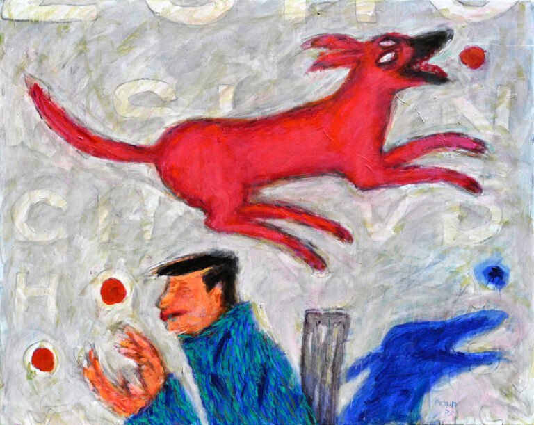 Amit Ambalal | O Dusky | 2025 | Acrylic on canvas | 48 x 60 Inches