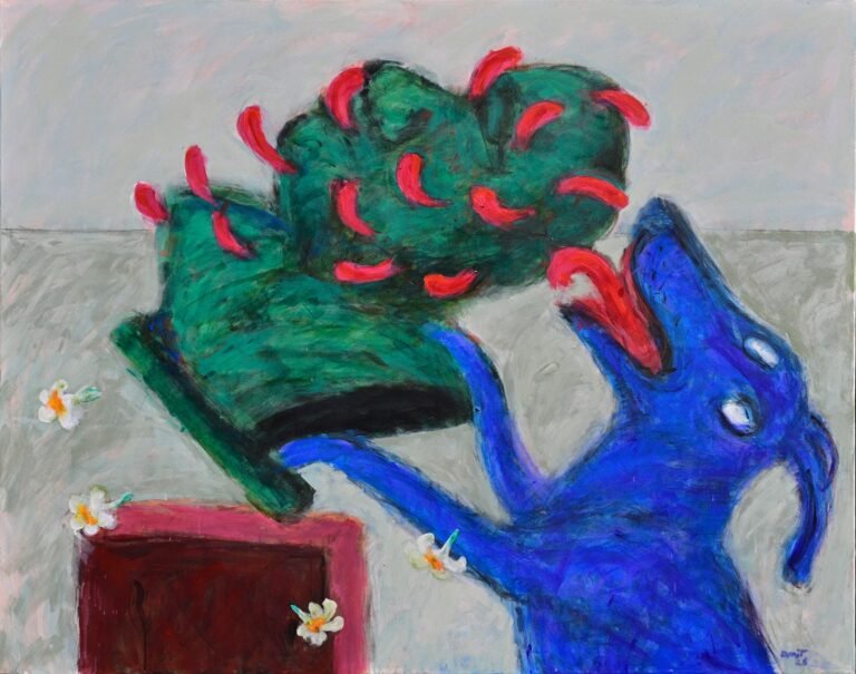 Amit Ambalal | Transendental Love | 2026 | Acrylic on canvas | 48 x 60 Inches