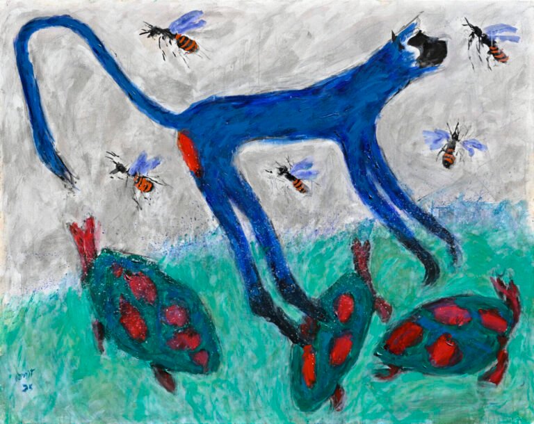 Amit Ambalal | Soul Searcher | 2025 | Acrylic on canvas | 48 x 60 Inches