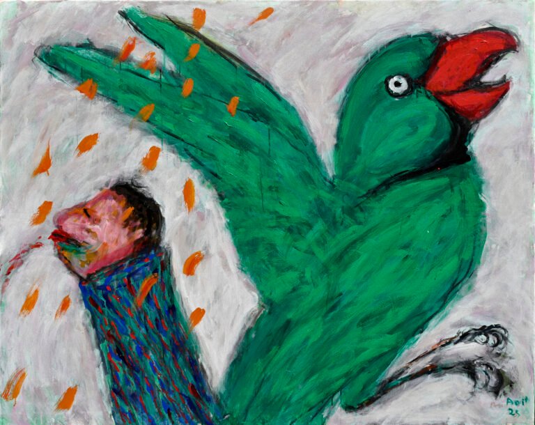 Amit Ambalal | Spit Personality | 2025 | Acrylic on canvas | 48 x 60 Inches