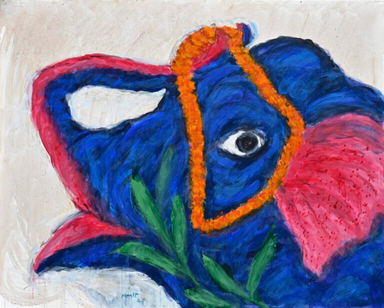 Amit Ambalal | …for Me, Only | 2025 | Acrylic on canvas | 48 x 60 Inches