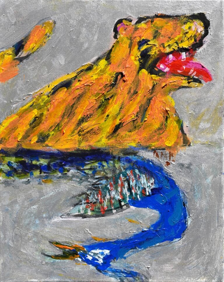 Amit Ambalal | Is That Me? | 2025 | Acrylic on canvas | 20 x 16 Inches