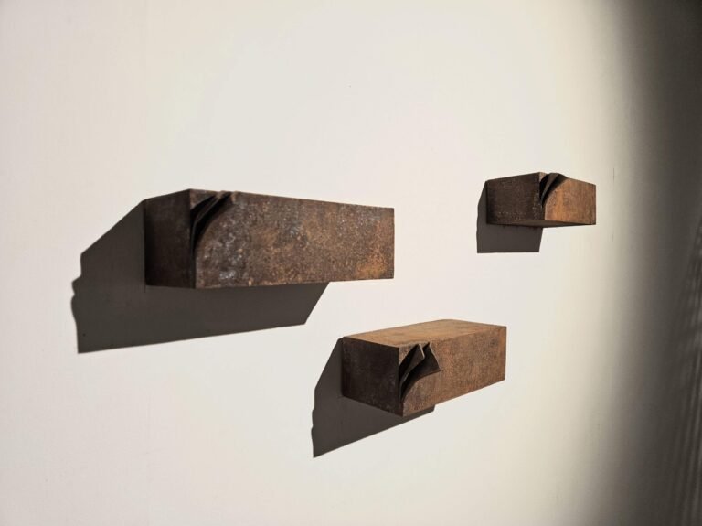 Teja Gavankar | Brick I (Series: Home) | 2025 | Corten steel. Limited edition 1 of 12 | 3(H) x 9(W) x 4(D) Inches each