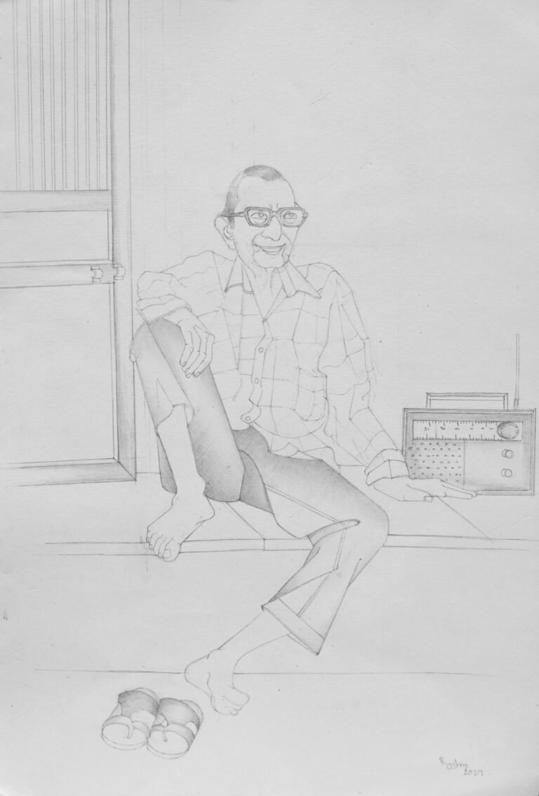 Roshan Chhabria | Untitled | 2024 | Pencil on paper | 12 x 8 Inches