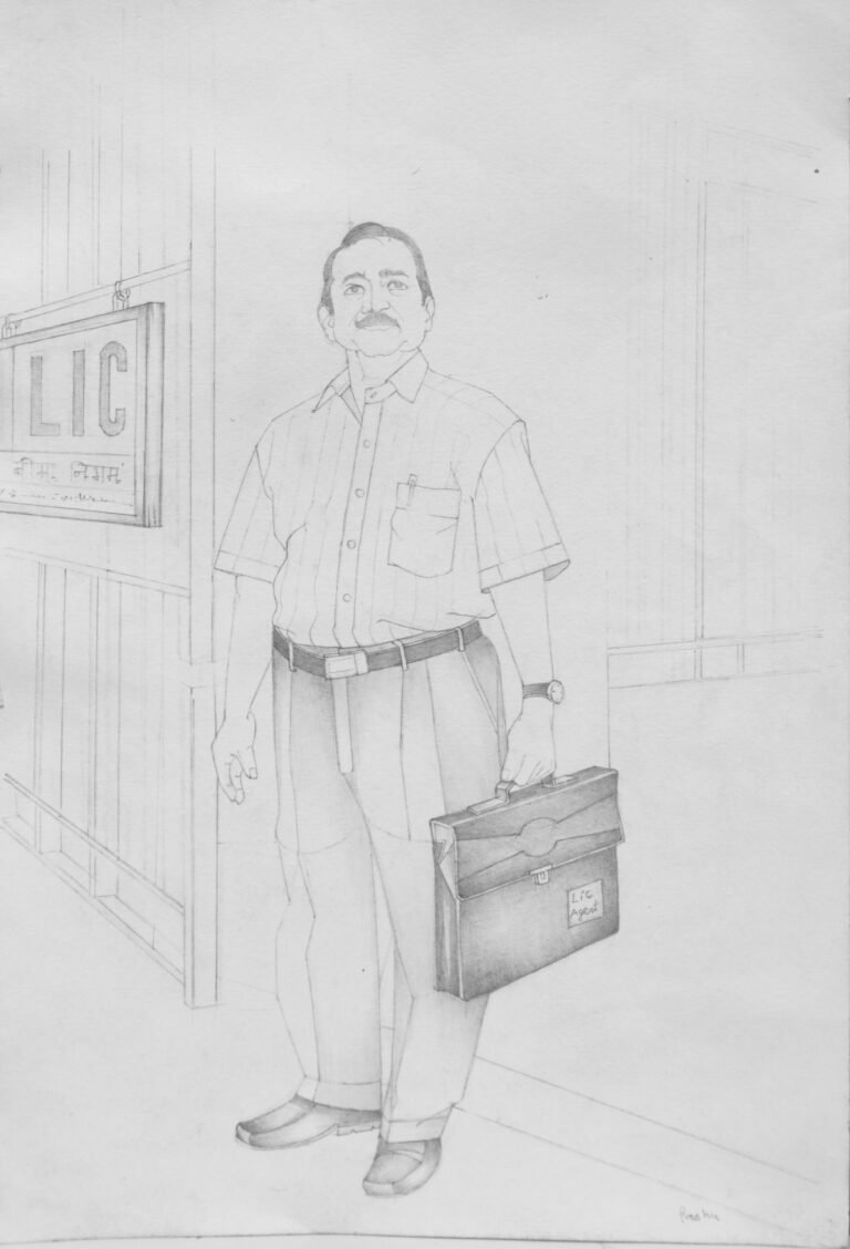 Roshan Chhabria | Untitled | 2024 | Pencil on paper | 12 x 8 Inches